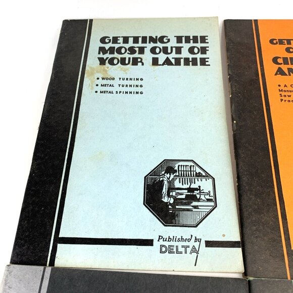 Getting The Most Out of Your Booklets Delta Milwaukee Manual 1935-1937 Lot of 4 - Picture 2 of 5